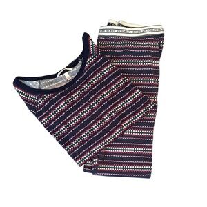 Victoria's Secret Multicolor Thermal PJ Set Women's Size Medium